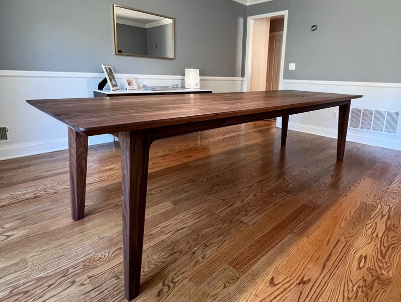 Modern Walnut Dining Table