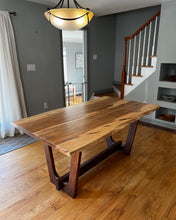 Load image into Gallery viewer, Syncline Trestle Dining Table - Made to Order - Local Delivery to NJ NY PA CT Only