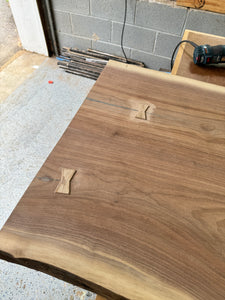 Modern Live-Edge Desk