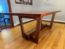 Load image into Gallery viewer, Syncline Trestle Dining Table - Made to Order - Local Delivery to NJ NY PA CT Only