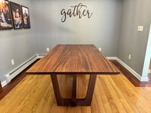 Load image into Gallery viewer, Syncline Trestle Dining Table - Made to Order - Local Delivery to NJ NY PA CT Only