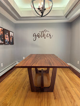 Load image into Gallery viewer, Syncline Trestle Dining Table - Made to Order - Local Delivery to NJ NY PA CT Only