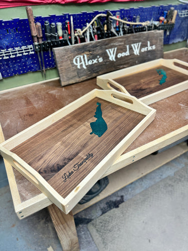 Lake Epoxy Serving Tray