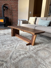 Load image into Gallery viewer, Nakashima-Inspired Black Walnut Coffee Table