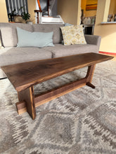 Load image into Gallery viewer, Nakashima-Inspired Black Walnut Coffee Table