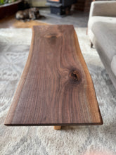 Load image into Gallery viewer, Nakashima-Inspired Black Walnut Coffee Table