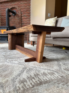 Nakashima-Inspired Black Walnut Coffee Table