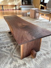 Load image into Gallery viewer, Nakashima-Inspired Black Walnut Coffee Table