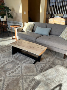 Nakashima-Inspired Live-Edge Ambrosia Maple Coffee Table