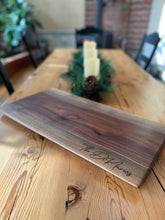 Load image into Gallery viewer, Live Edge Slab Walnut Serving Board