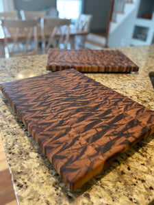Tigerwood End-grain Cutting Board - 17''L x 12''W