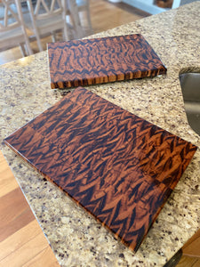 Tigerwood End-grain Cutting Board - 17''L x 12''W