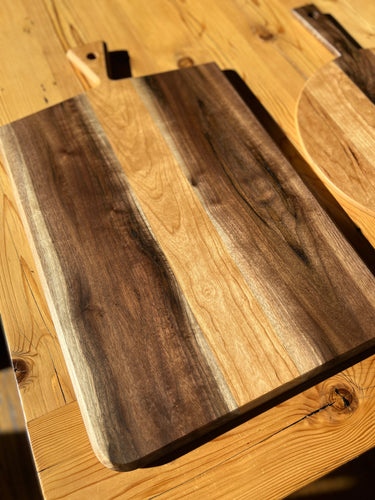 Large Walnut and Cherry Serving Board
