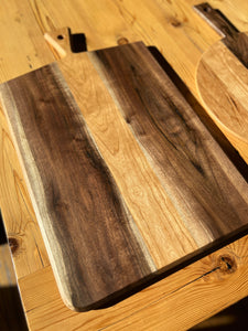 Large Walnut and Cherry Serving Board