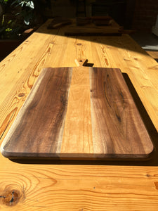 Large Walnut and Cherry Serving Board