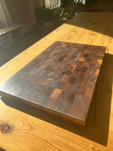 Load image into Gallery viewer, Black Walnut End Grain Cutting Board